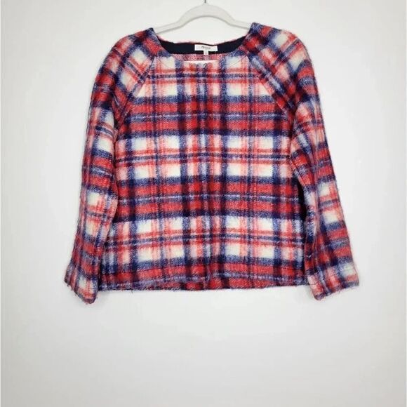 Madewell Brushed Plaid Pullover Top - Picture 5 of 10